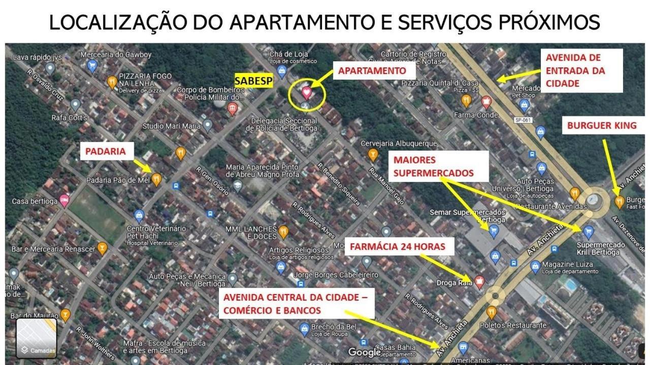 Apartmán Apartamento No Centro De Bertioga Exteriér fotografie